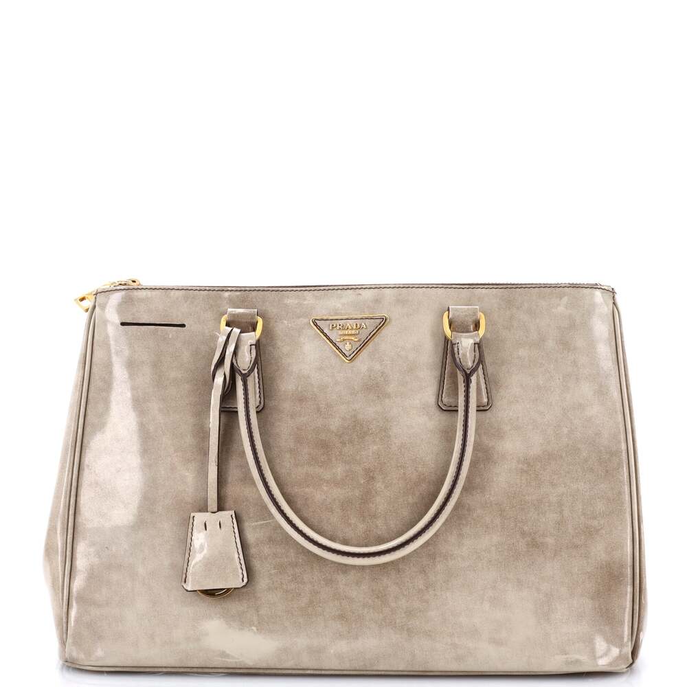 Prada Double Zip Lux Tote Spazzolato #323478P95B